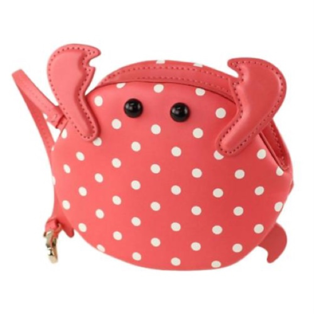 NWT Kate Spade Shelly Crab Polka Dot Wristlet